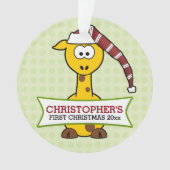 1er Noël de la Giraffe Baby (devant)