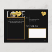 1er Noël en tant que M. Mme Newlyweds Carte de vac (Dos)