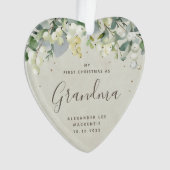 1er Noël Grand-parent/Tout Coeur Photo Relatif (devant)