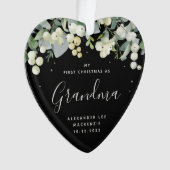 1er Noël Grand-parent/Tout Coeur Photo Relatif (devant)