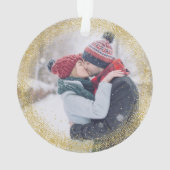 1er Noël M. et Mme Gold Parties scintillant Wreath (dos)