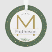 1er Noël M. + Typographie de Monogramme Or Mme (dos)