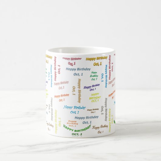 1er octobre Mug (Centre)