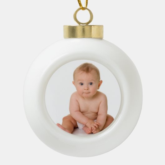 1er ornement de Noël pour bébé (Devant)