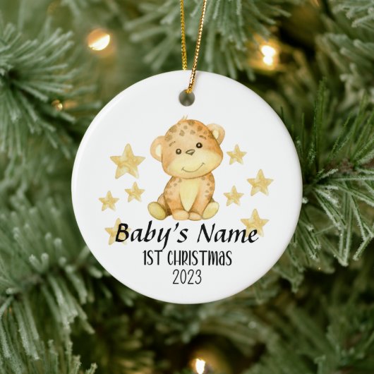 1er ornement de Noël pour bébé personnalisé (Arbre)