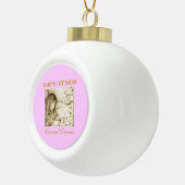 1er Ornement en céramique de Noël pour bébé (Arbre (Droite)