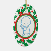 1er Ornement personnalisé de Noël pour bébé de la  (Droite)