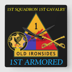 1ER SQUADRON 1ER CAVALRY 1ER HORLOGE ARMOIRE
