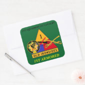 1ER SQUADRON 1ER CAVALRY 1ER STICKERS ARMÉS (Enveloppe)