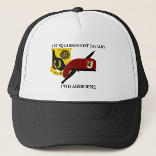 1ER SQUADRON 91E CASQUETTE DE CAVALRY 173D AIRBORN