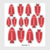 1er Sticker Contour pour vétérans de la Force spéc (Feuille)