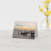 1er Sunset 2017 Cocoa Beach Penser à votre carte (Fleur jaune)
