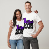 1ère année ROCKS Purple School Teacher T-shirt (Unisexe)