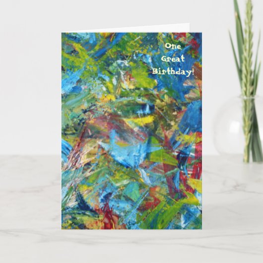 1ère carte d'anniversaire (Devant)