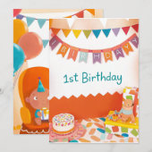 1ère carte d'anniversaire (Devant / Derrière)