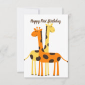 1ère carte d'anniversaire (Devant)