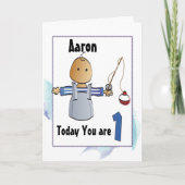 1ère carte d'anniversaire personnalisée pour lui (Devant)