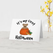 1ère carte Halloween (Fleur jaune)