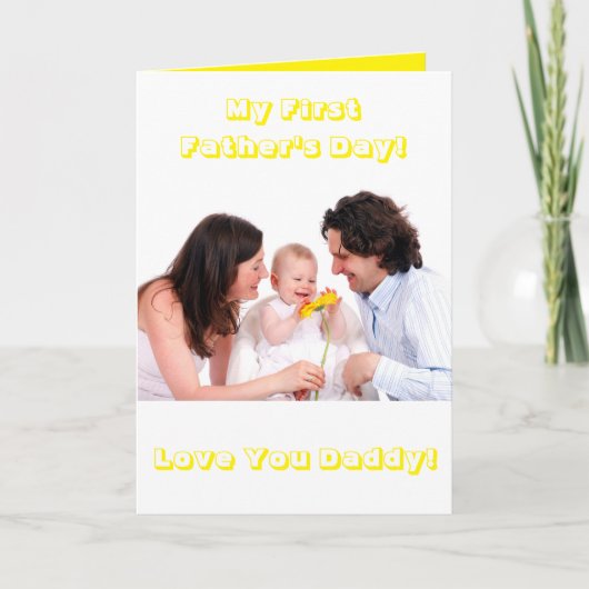 1ère Cravate de Fête des pères...ed Ensemble Carte (Devant)