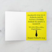 1ère Cravate de Fête des pères...ed Ensemble Carte (Intérieur)