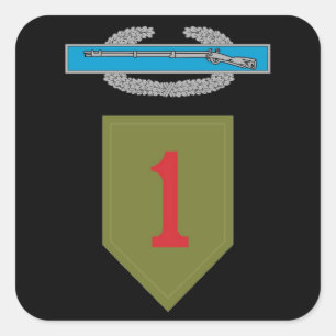 1ère division d'infanterie Sticker CIB