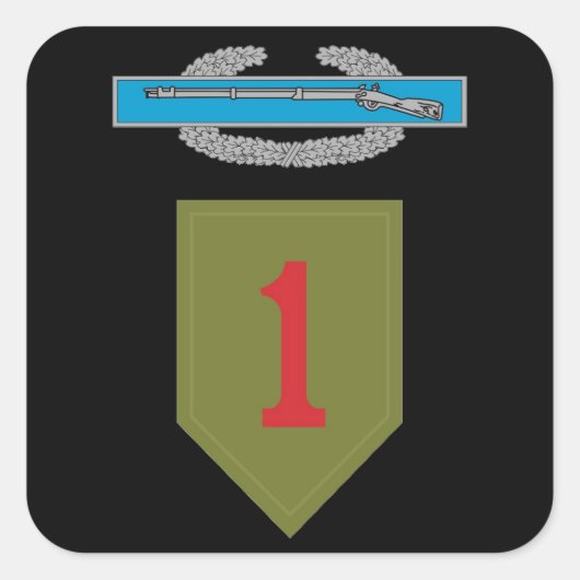 1ère division d'infanterie Sticker CIB (Devant)