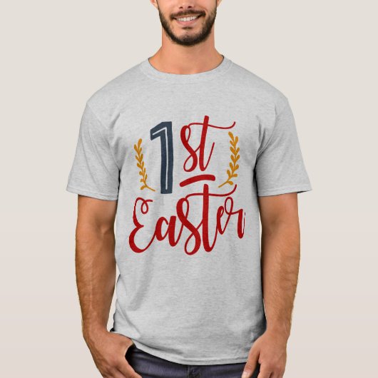 1ère Estar gris couleur T-shirt Homme Basic (Devant)