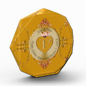 1ère et 50e bloc photo en or ocre (Gauche)