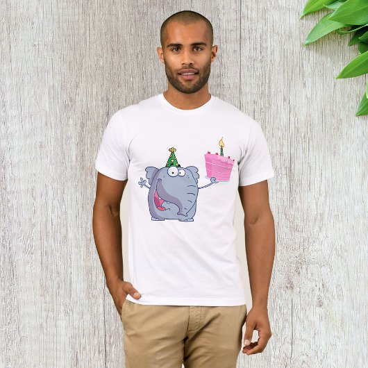 1ère fête d'anniversaire Elephant Mens T-shirt