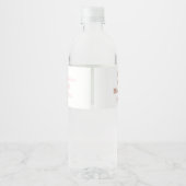 1ère fête d'anniversaire | Fille | Étiquette de bo (Dos)