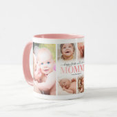 1ère Fête des Mères Photo Collage Mug (Devant gauche)