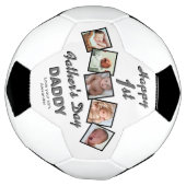 1ère Fête des pères Photo Soccer Ball (Tourné)