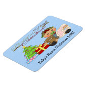 1ère Fille de Noël Flex Magnets (Côté Gauche)
