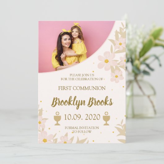 1ère invitation à la communion sainte (Debout devant)