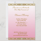 1ère invitation du Parti Communion (Dos)