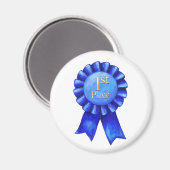 1ère place Bleu ruban aimant (Recto/Verso)