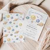 1ère visite autour du soleil Invitation d'annivers