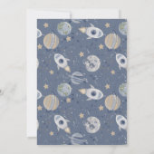 1ère visite Invitation pour garçon anniversaire (Dos)