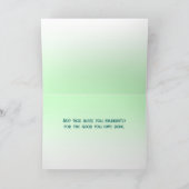 1h16 d'Ephesians de carte de remerciements (Intérieur)