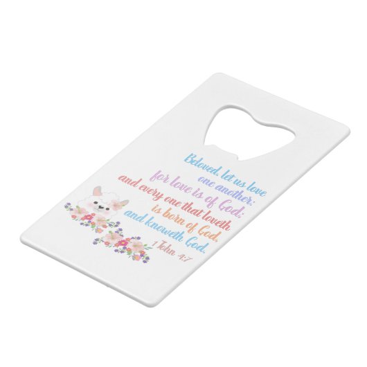 1Jean4:7 Verset biblique (Devant Angle)