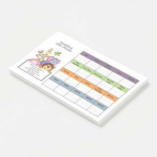 1JR Voorraad Kinderen Aangepaste Beloningskaarten Post-it® Notes (Schuin)