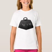 1KG Gewicht Meisjes T-Shirt (Voorkant)
