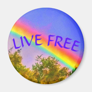 1LIVE GRATIS REGENBOOG MED MAGNEET