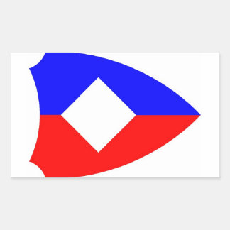 1LK zonder ster Rechthoekige Sticker