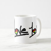 1Love Koffiemok (Voorkant rechts)