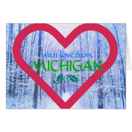 1MICHIGAN LOVE WINTER-BOSSEN KAART