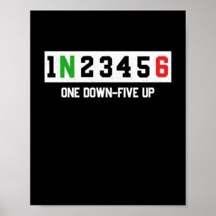 1N23456 Motorfietser Verschuiving Verschuiving Mot Poster