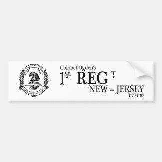1NJ Logo Bumpersticker