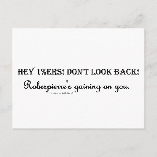 1PctRobespierre Briefkaart (Voorkant)