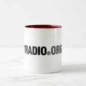 1Radio-Mok Tweekleurige Koffiemok (Center)